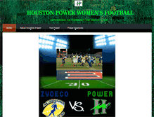 Tablet Screenshot of houstonpowerfootball.com